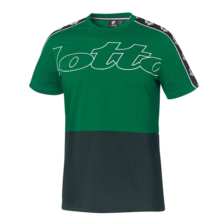 Lotto Athletica Prime Camisetas Hombre - Verde/Negras - Colombia SYHNFPW-80